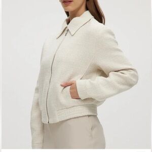 Joie Textured cropped Cream  Jacket, size L,  new